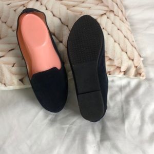 NWOT Flat Suede Marine Blue